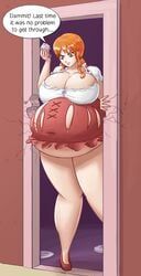 nami_(one_piece), one_piece, thickerwasp, bbw, big_belly
