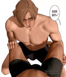 chris_redfield, leon_scott_kennedy, resident_evil, kucyash, body_hair