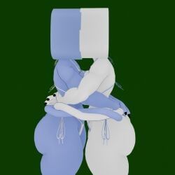 discord_(mlp), discord, discord_(app), 2girls, bikini
