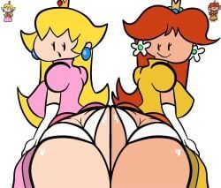 princess_daisy, princess_peach, mario_(series), nintendo, super_mario_bros.
