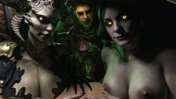 alcina_dimitrescu, lilith_(diablo), sarah_kerrigan, zerg, blizzard_entertainment