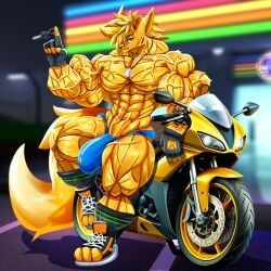 taiko-sihori, abs, anthro, big_bulge, big_muscles