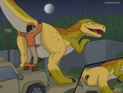 clever_girls, strohdelfin, animal_genitalia, bestiality, big_butt