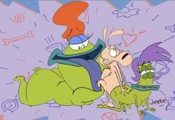 bev_bighead, rachel_bighead, rocko_rama, nickelodeon, rocko's_modern_life