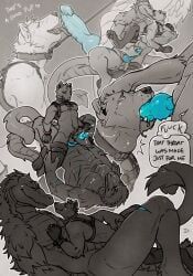 interkos, aftercare, alligator, alligatorid, anthro