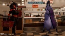 millie_(helluva_boss), scrag_widowmaker, widowmaker, blizzard_entertainment, helluva_boss
