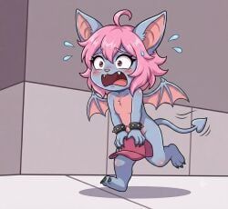 terry_bat, okami23_(artist), bat, blush, blushing