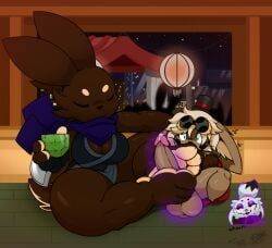 unknown_scientist_(character), electricsnowfox, 4_toes, anthro, balls