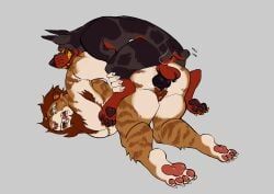 andromorph, andromorph/male, andromorph_anthro, andromorph_on_feral, andromorph_penetrated