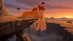 nala, nala_(the_lion_king), simba, simba_(the_lion_king), disney