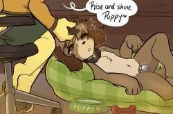 digby_(animal_crossing), isabelle_(animal_crossing), animal_crossing, nintendo, toyboxxx