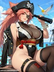 baiken, guilty_gear, guilty_gear_strive, arlequin097, 1girl