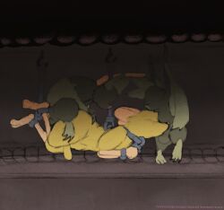 boxofmonsters, abdominal_bulge, anal, anal_orgasm, anal_penetration