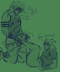 gyro_zeppeli, johnny_joestar, jojo's_bizarre_adventure, steel_ball_run, foot_fetish