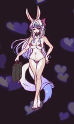 rukuria, anthro, bikini, bra, briefcase