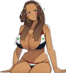 ohasi, 1girls, big_breasts, bikini, breasts
