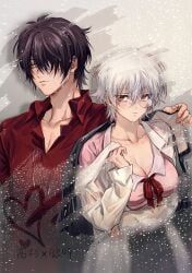 ginko_sakata, gintoki_sakata, takasugi_shinsuke, class_3-z, gintama