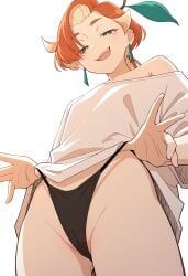 ringo_tsuga, youtube, 8c23, black_panties, cameltoe