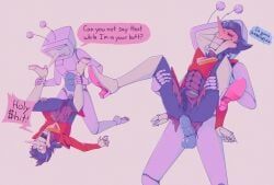 spamton_g_spamton, spamton_neo, tenna_(deltarune), deltarune, devious_critter