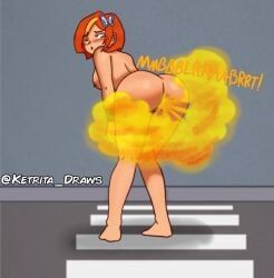 butterfly_(planetronika), planetronika, ketrita, 1girl, ass