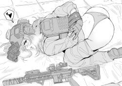 shiyorua, shiyorua_(vtuber), heckler_&_koch, original, 1girls