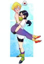 erasa, videl, videl_(dragon_ball_z), videl_(long_hair), dragon_ball
