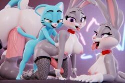 bugs_bunny, gumball_watterson, cartoon_network, looney_tunes, the_amazing_world_of_gumball