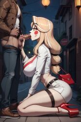 charlie_morningstar_(hazbin_hotel), hazbin_hotel, balls, ballsack, blonde_female
