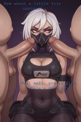 hush_(fortnite), fortnite, shindhas, 1girl, 2boys