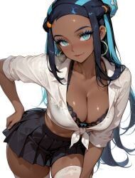 nessa_(pokemon), pokemon, pokemon_ss, arlequin097, 1girl