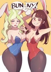 atsuko_kagari, diana_cavendish, little_witch_academia, madabauillust, 2girls