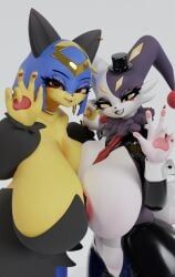 dupin_(pal), pal_(species), sekhmet_(pal), palworld, pocketpair
