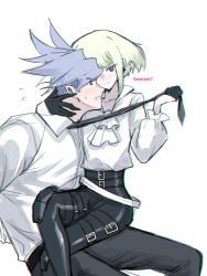 galo_thymos, lio_fotia, promare, 1femboy, 2boys