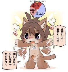 pu_sukebe, annoyed, anthro, balls, blush