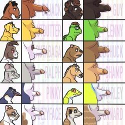 bojack_horseman_(character), charley_witherspoon, dr._champ, guy_(bojack_horseman), marmot