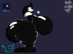 tasque_manager_(deltarune), deltarune, apenasumtoddyn, ass, ass_bigger_than_head