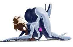 nancy_lee, ninja_slayer, sangsangatsange, 1girls, all_fours