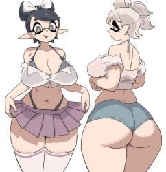 callie_(splatoon), inkling, marie_(splatoon), squid_sisters, nintendo