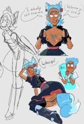 rick_prime, rick_sanchez, rick_and_morty, depriviolent, buttplug_tail