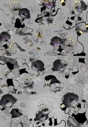 cyn_tail_(murder_drones), n_(murder_drones), uzi_(murder_drones), glitch_productions, murder_drones