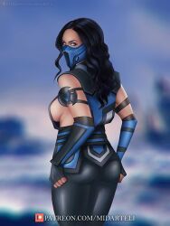 sub-zero, mortal_kombat, midarteli, 1girls, ass