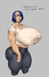 femcel_(vongrauenhausen), vongrauenhausen, buckteeth, glasses, huge_areolae