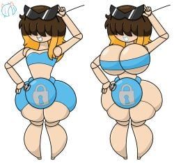 disney, knick_knack, pixar, ass, bikini