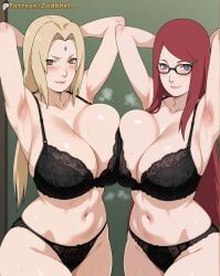 tsunade, uzumaki_kushina, naruto, naruto_(classic), naruto_(series)