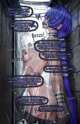promeia_(zenless_zone_zero), zenless_zone_zero, myeu, 1girl, arms_behind_back