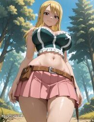 lucy_heartfilia, fairy_tail, naughtyfeetai, 1girl, bedroom