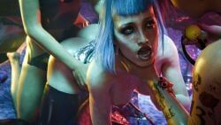 evelyn_parker, judy_alvarez, v_(cyberpunk_2077), valerie_(cyberpunk_2077), cyberpunk_(series)