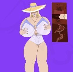 emma_frost, emma_frost_(marvel_rivals), emma_frost_(white_wave_queen), marvel, boobies