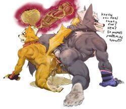 fox_mccloud, wolf_o'donnell, nintendo, star_fox, concosive