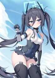 aris_(blue_archive), arisu_(blue_archive), blue_archive, 1girl, aris_(armed)_(blue_archive)